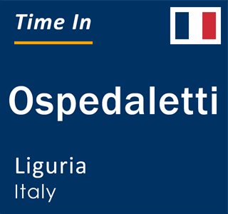 Current local time in Ospedaletti, Liguria, Italy