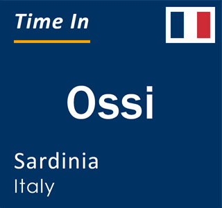 Current local time in Ossi, Sardinia, Italy