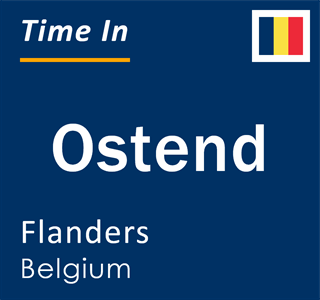 Current local time in Ostend, Flanders, Belgium
