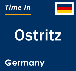 Current local time in Ostritz, Germany