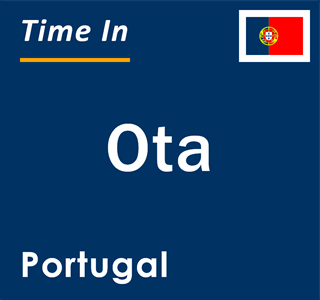 Current local time in Ota, Portugal