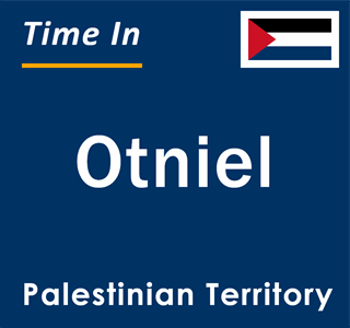 Current local time in Otniel, Palestinian Territory