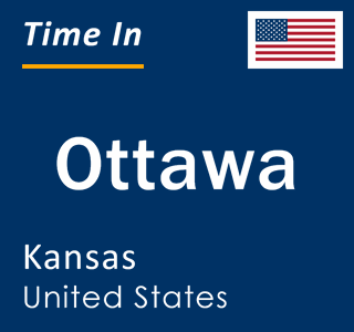 Current local time in Ottawa, Kansas, United States
