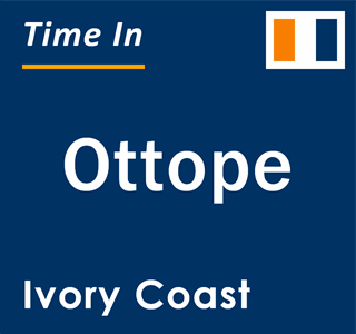 Current local time in Ottope, Ivory Coast