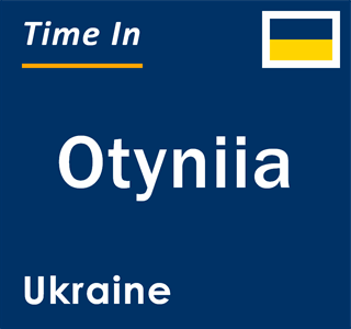 Current local time in Otyniia, Ukraine