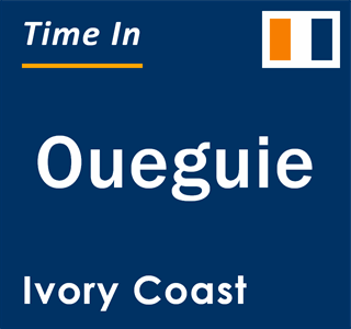 Current local time in Oueguie, Ivory Coast