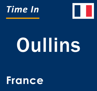 Current local time in Oullins, France