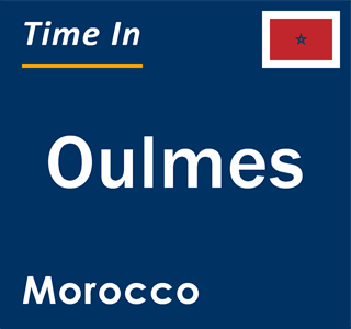 Current local time in Oulmes, Morocco