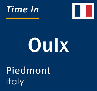 Current local time in Oulx, Piedmont, Italy