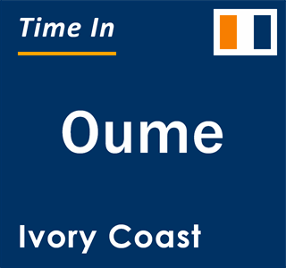 Current local time in Oume, Ivory Coast