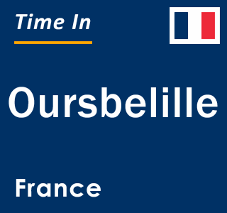 Current local time in Oursbelille, France