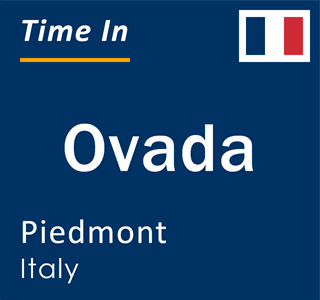 Current local time in Ovada, Piedmont, Italy
