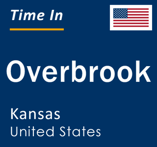 Current local time in Overbrook, Kansas, United States