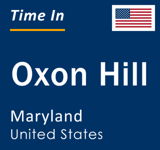 Current local time in Oxon Hill, Maryland, United States