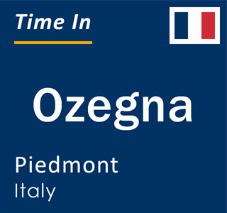 Current local time in Ozegna, Piedmont, Italy