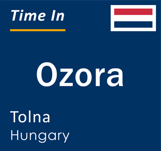 Current local time in Ozora, Tolna, Hungary