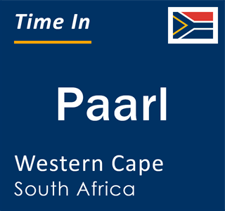 Current time in Paarl, Western Cape, South Africa