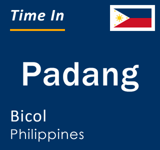 Current local time in Padang, Bicol, Philippines