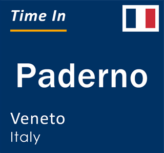 Current local time in Paderno, Veneto, Italy