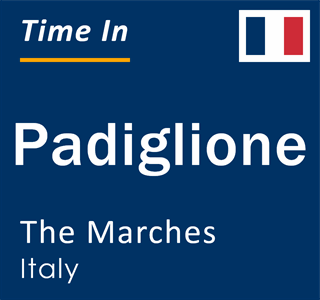 Current local time in Padiglione, The Marches, Italy