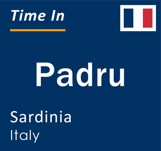 Current local time in Padru, Sardinia, Italy