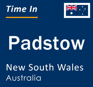 Current local time in Padstow, New South Wales, Australia