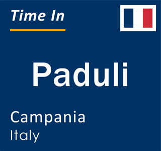 Current local time in Paduli, Campania, Italy