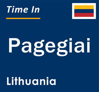 Current local time in Pagegiai, Lithuania