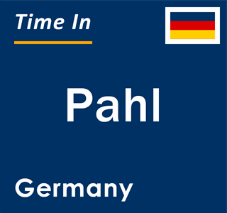 Current local time in Pahl, Germany