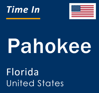 Current local time in Pahokee, Florida, United States