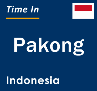 Current local time in Pakong, Indonesia