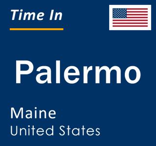 Current local time in Palermo, Maine, United States