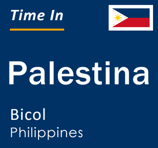 Current local time in Palestina, Bicol, Philippines