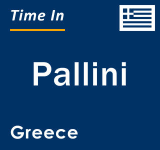 Current local time in Pallini, Greece