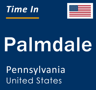 Current local time in Palmdale, Pennsylvania, United States