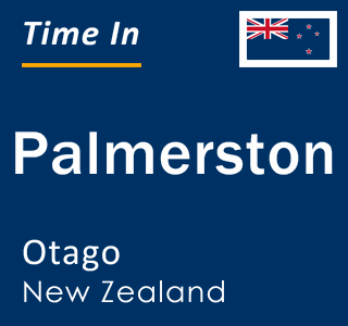 Current local time in Palmerston, Otago, New Zealand