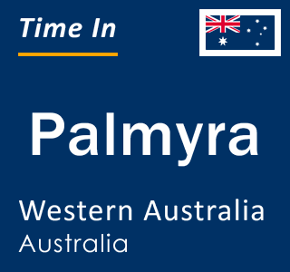 Current local time in Palmyra, Western Australia, Australia