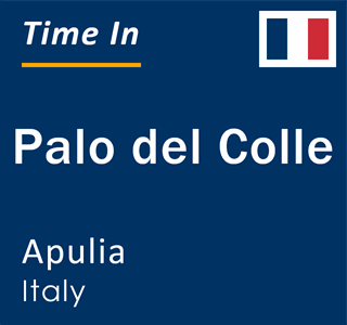 Current local time in Palo del Colle, Apulia, Italy