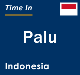 Current local time in Palu, Indonesia