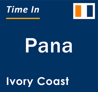 Current local time in Pana, Ivory Coast