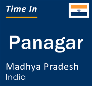 Current local time in Panagar, Madhya Pradesh, India