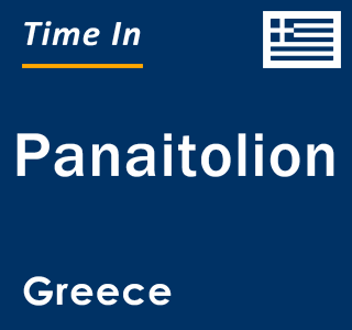 Current local time in Panaitolion, Greece