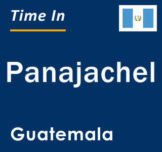 Current local time in Panajachel, Guatemala