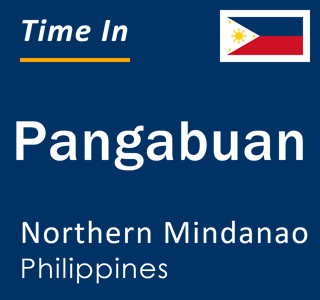 Current local time in Pangabuan, Northern Mindanao, Philippines