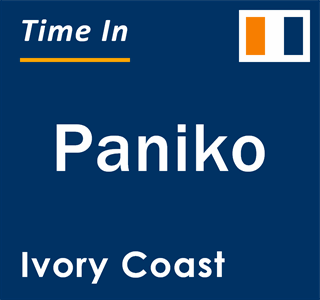 Current local time in Paniko, Ivory Coast