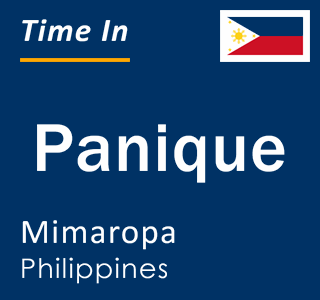 Current local time in Panique, Mimaropa, Philippines