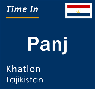 Current local time in Panj, Khatlon, Tajikistan