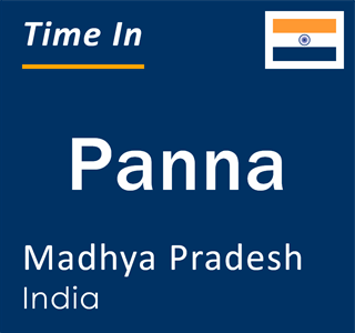 Current local time in Panna, Madhya Pradesh, India