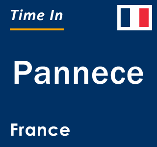 Current local time in Pannece, France