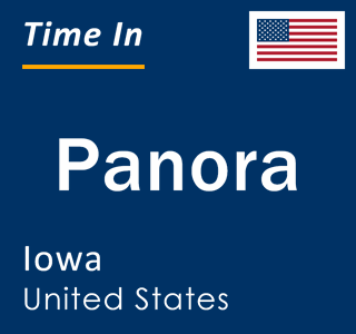 Current local time in Panora, Iowa, United States